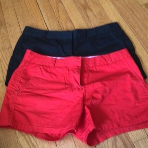 Set of 2, JCrew shorts. 4” inseam